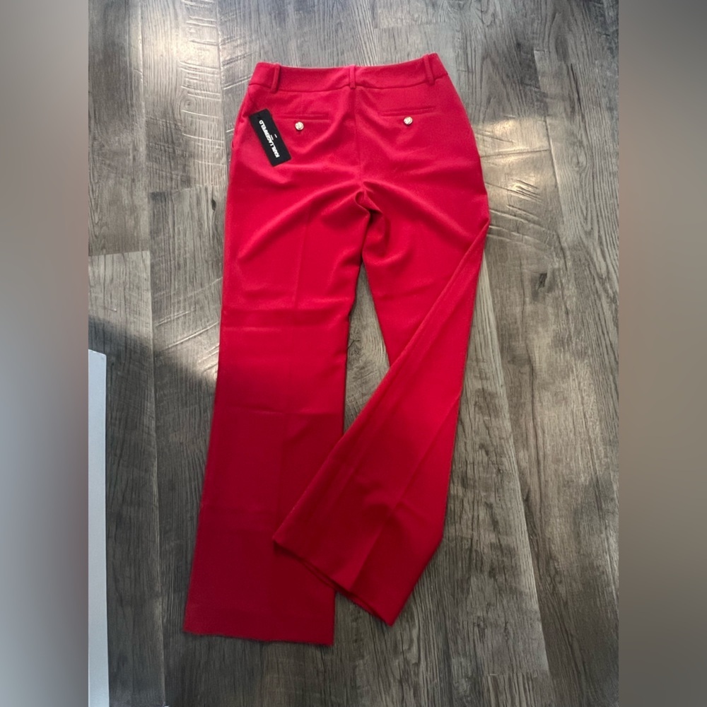 Karl Lagerfeld new Red Wide Leg Dress Pants - Picture 6 of 8